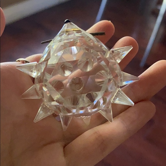 Small porcupine Swarovski crystal decor - Picture 3 of 3